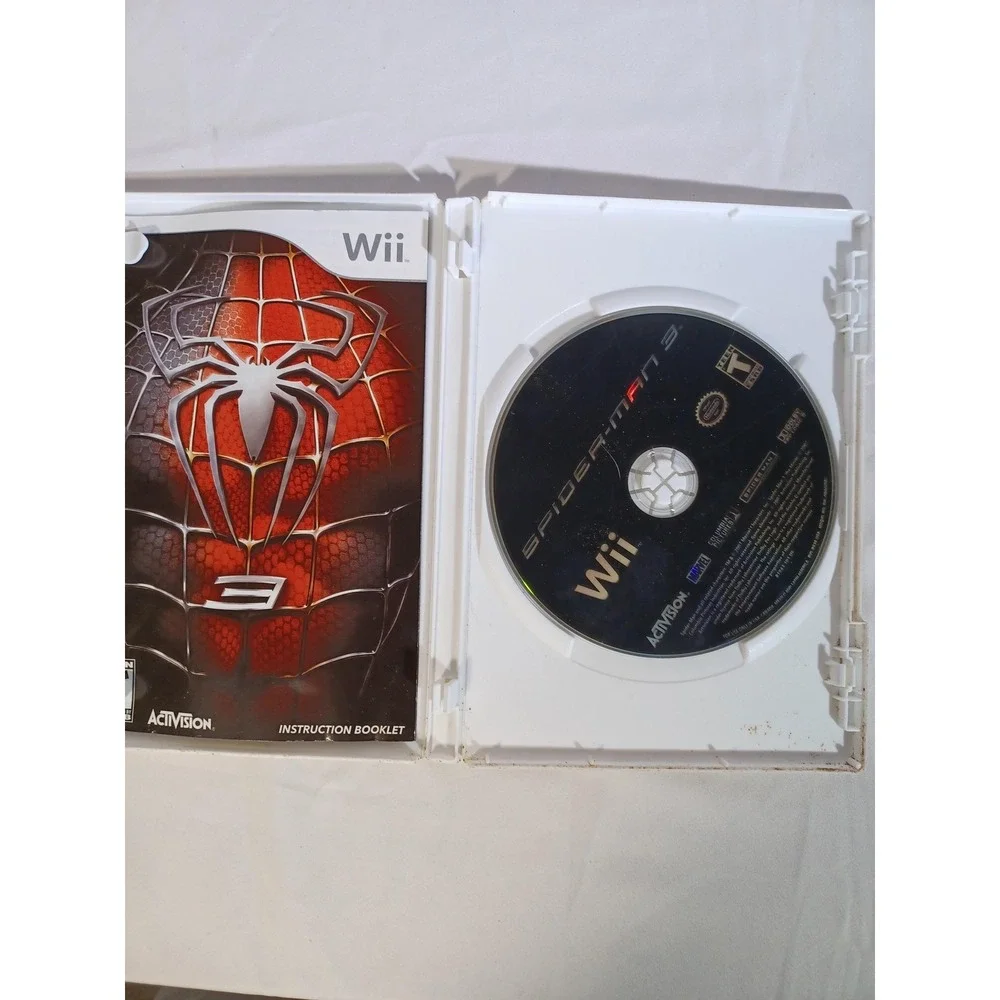 Spider-Man 3‎ Nintendo Wii Game Action 2007 Activision CIB Manual T NTSC-U/C USA